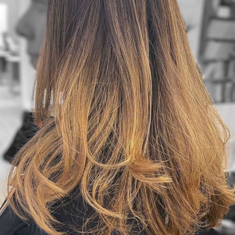 Caramel balayage